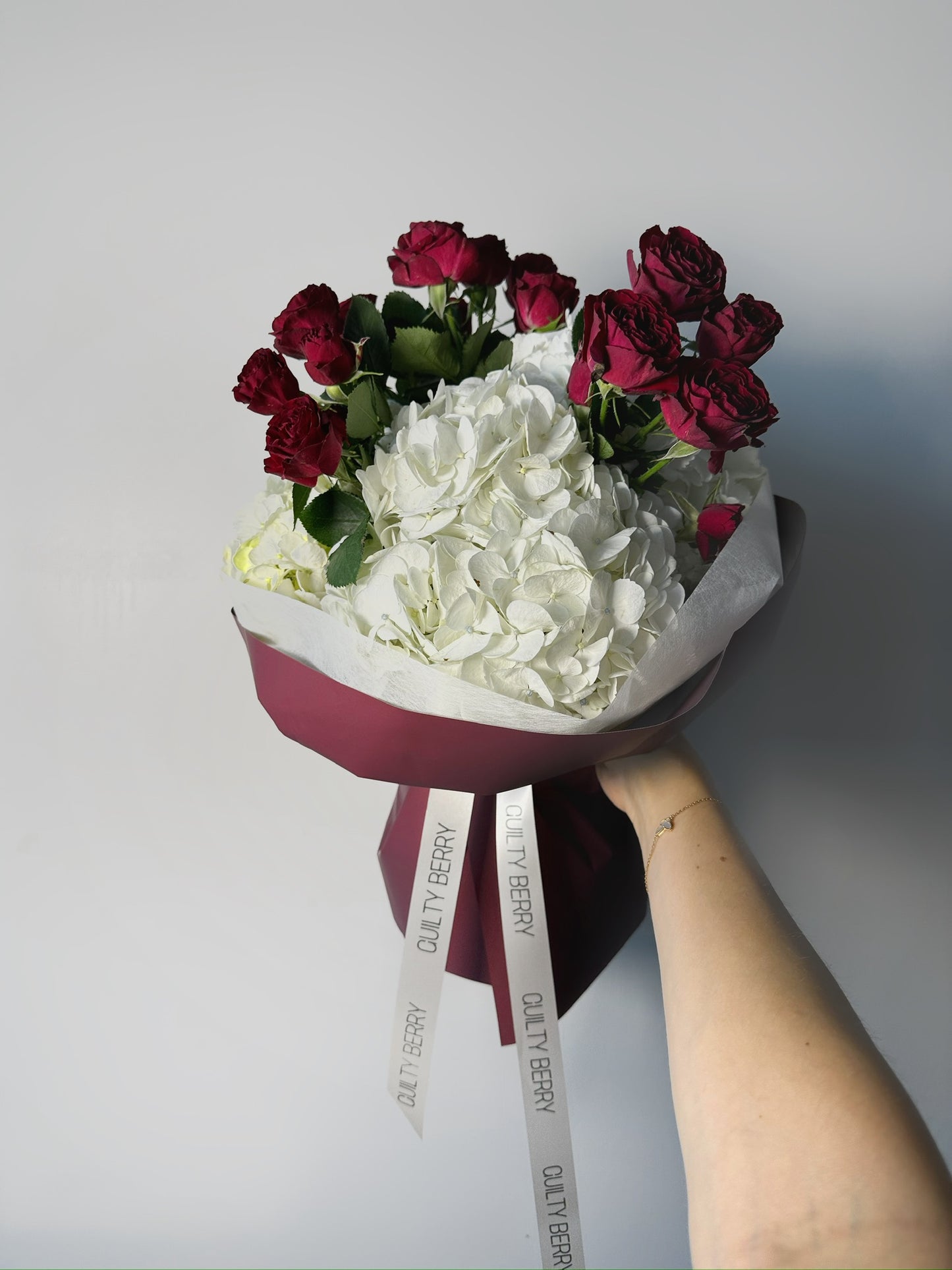 Hydrangea & Spray Roses Bouquet